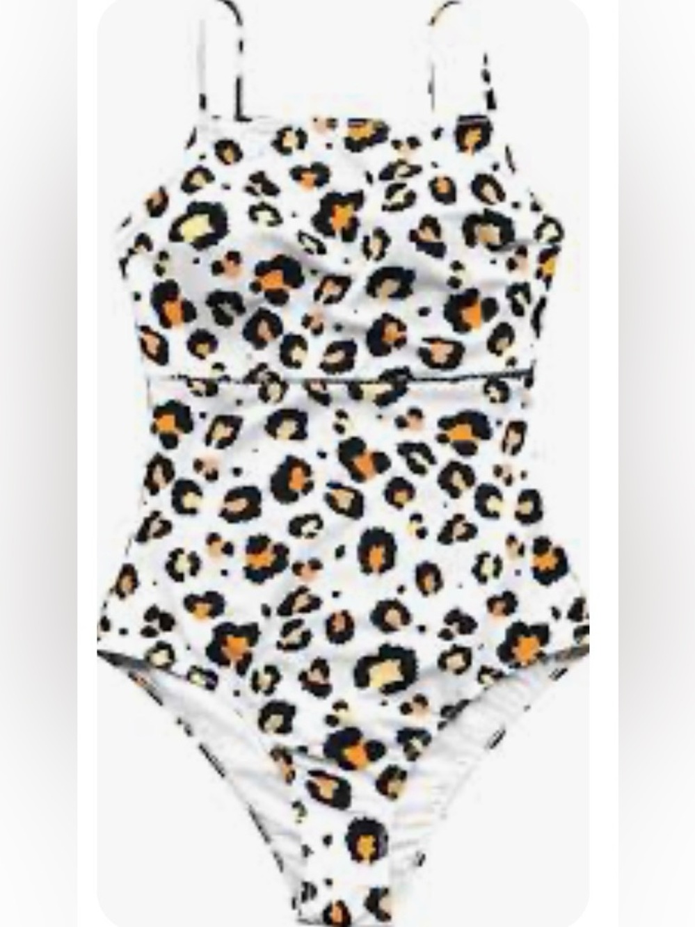 Cupshe White Leopard One-Piece Swimsuit - Picture 3 of 5